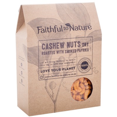 Faithful to Nature Cashew Nuts - Dry Roasted with Smoked Paprika
