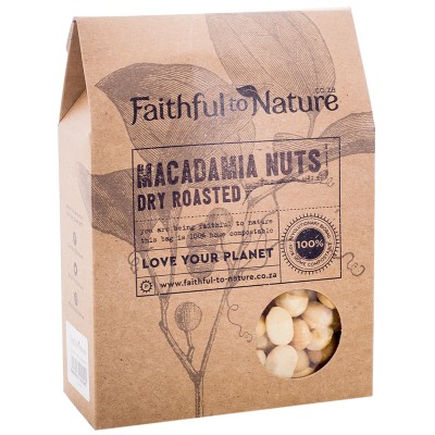 Faithful To Nature Macadamia Nuts - Dry Roasted