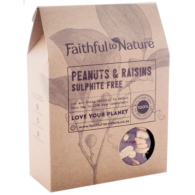 Faithful to Nature Peanuts and Raisins - Sulphite Free