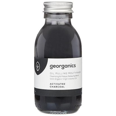 Georganics Oil Pulling Mouthwash - Activated Charcoal