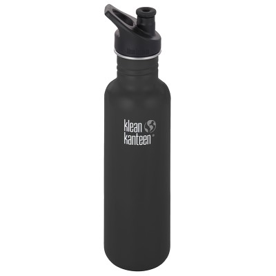 Klean Kanteen Classic 27oz Bottle with Sport Cap - Shale Black 