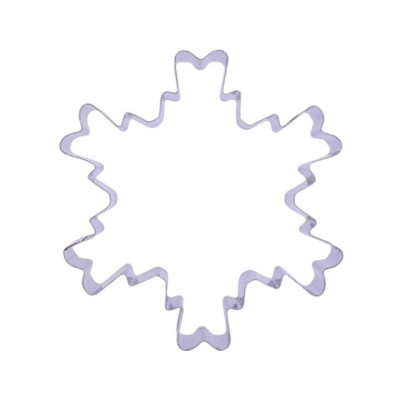 Kitchen Craft Metal Cookie Cutter - Snowflake Design