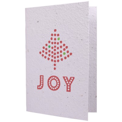 Growing Paper Card Joy