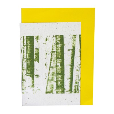 Growing Paper Card - Bamboo