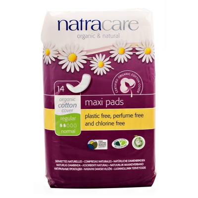 Natracare Organic Cotton Regular Maxi Pads (14)