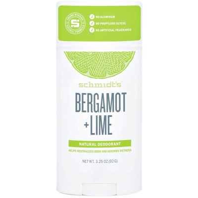 Schmidt's Bergamot + Lime Deodorant Stick
