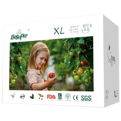 BeSuper® Green Eco Size X-Large (12+kg) - 84 pack