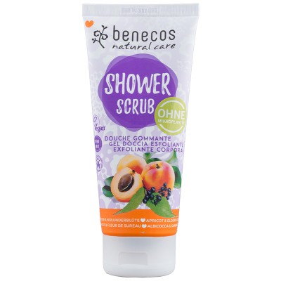 Benecos Natural Shower Scrub Apricot & Elderberry