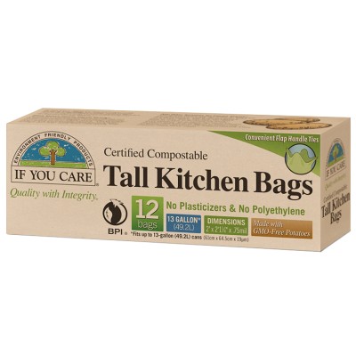 If You Care 13 Gallon Compostable Tall Kitchen Bags