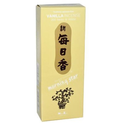 Morning Star Vanilla Incense & Holder