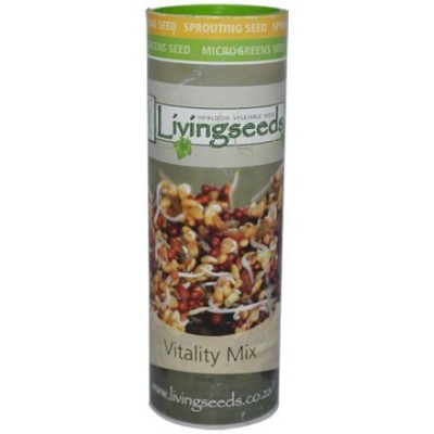 Livingseeds Heirloom Sprouting Seeds - Vitality Mix 