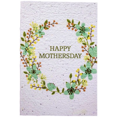 Growing Paper Happy Mother's Day Card
