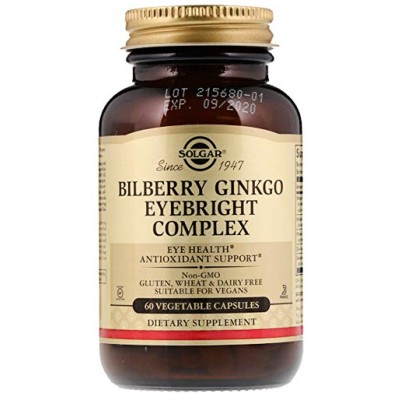 Solgar Bilberry Ginkgo Eyebright Complex