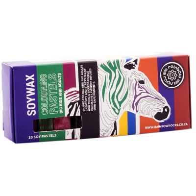Soylites Rainbow Rocks of 10 Colour Pastels