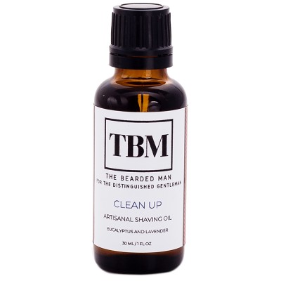  The Bearded Man Shaving Oil - Clean Up! 