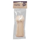 GREEN HOME Wooden Teaspoons in Compostable Bag 