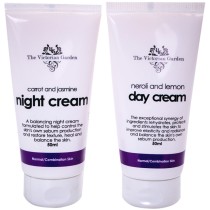 Neroli & Lemon Day Cream & Carrot & Jasmine Night Cream - Value Pack 