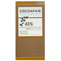CocoaFair 45% Milk Chocolate with Hazelnuts