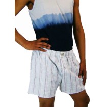 Woodstock Laundry Mens Hemp Boxers Striped