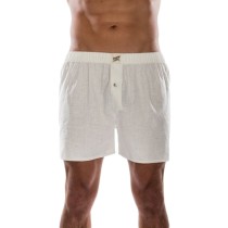 Woodstock Laundry Mens Hemp Boxers White
