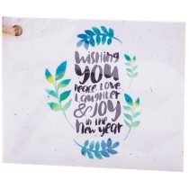 Growing Paper Tag - New Year