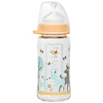 Nip Glass Wide-Neck Bottle Yellow 240 ml