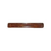 Handmade Wooden & Brass Incense Holder