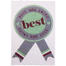Growing Paper "Mom Award" Mother's Day Card