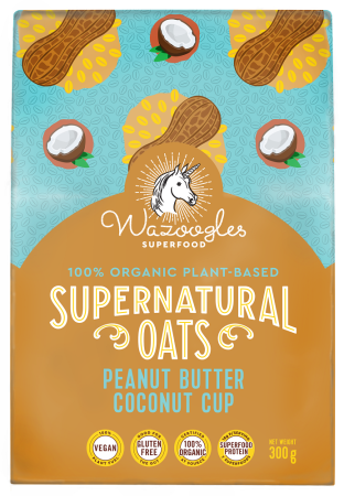 Wazoogles Supernatural Oats - Peanut Butter Coconut Cup - 300g