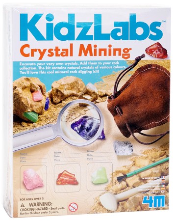 4M - KidzLabs Crystal Mining Kit
