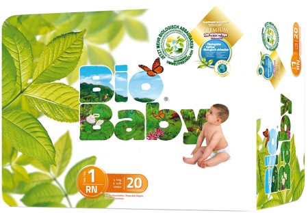 Bio Baby Nappies Size 1 (3-6kg) 