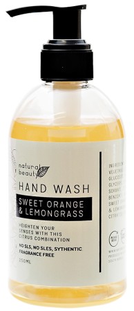 Naturals Beauty Sweet Orange & Lemongrass Hand Wash
