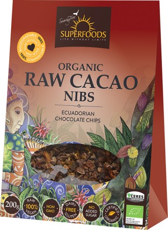 Soaring Free Superfoods Organic Cacao Nibs 