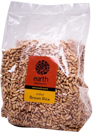 Earth Products Puffed Brown Rice