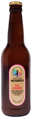 Tea of Life Rose Geranium Raw Kombucha