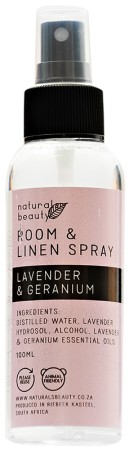 Naturals Beauty Lavender & Geranium Room & Linen Spray