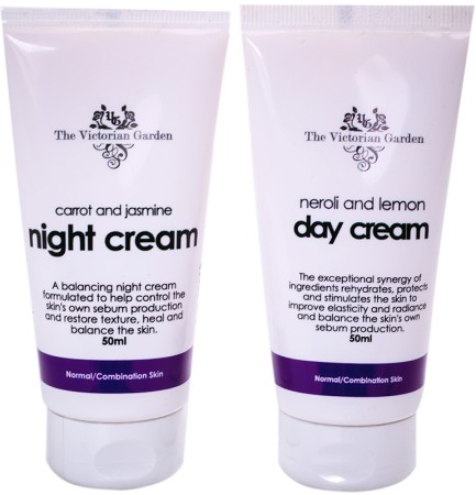 Neroli & Lemon Day Cream & Carrot & Jasmine Night Cream - Value Pack 