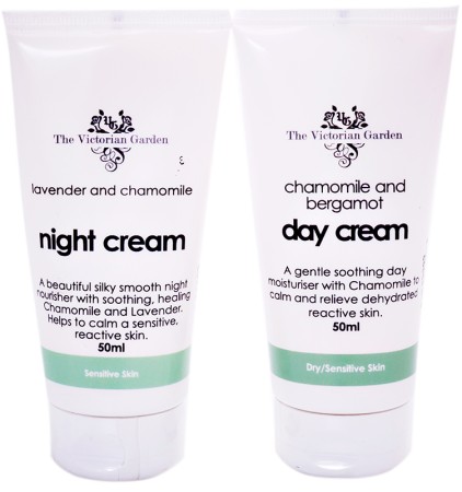 Chamomile & Bergamot Day Cream & Lavender & Chamomile Night Cream - Value Pack 