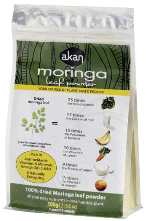 Akan Moringa Powder, 100g