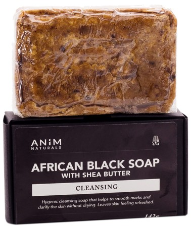 Anim Naturals African Black Soap Bar
