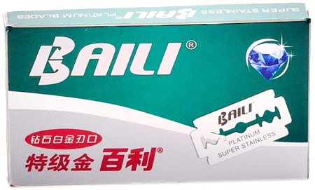 Baili Double Edge Stainless Steel Razor Blades
