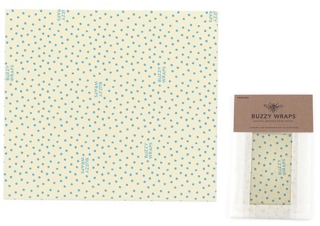 Buzzy Wraps Beeswax Wrap Extra Large - Blue Dot