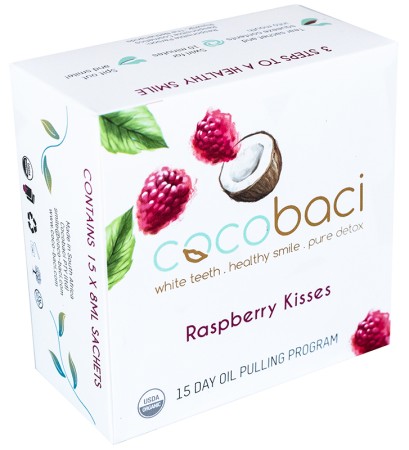 CocoBaci 15 Day Oil Pulling Program - Raspberry Kisses