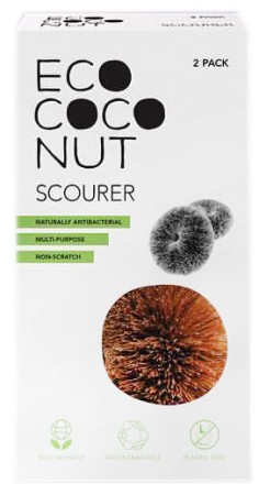 EcoCoconut Twin Pack Donut Scourer
