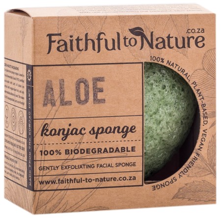 Faithful To Nature Konjac Sponge - Aloe