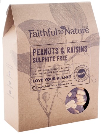 Faithful to Nature Peanuts and Raisins - Sulphite Free