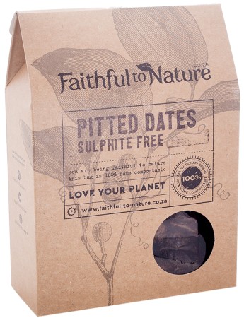 Faithful to Nature Dried Pitted Dates - Sulphite Free 
