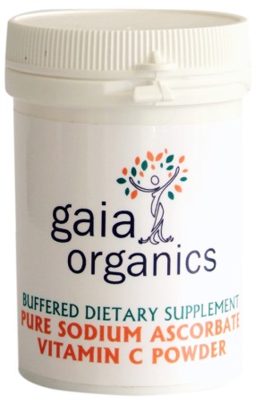 Gaia Organics Buffered Sodium Ascorbate Vitamin C powder 100g