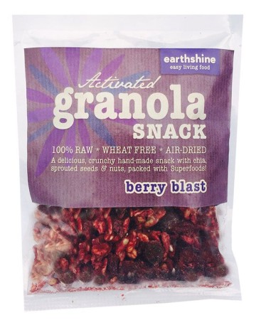 Earthshine Berry Blast Activated Granola Snack 