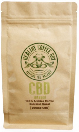 Healthy Coffee Guy CBD Infused Espresso Coffee
